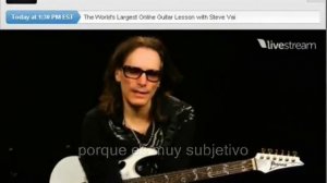 Steve Vai урок игры на гитаре Rock music video