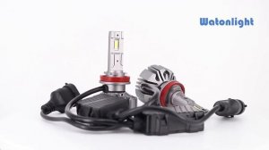 Watonlight Fanless S5 LED Headlight H8/H9/H11