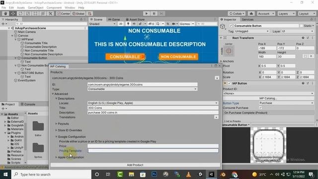 Unity In App Purchases (IAP) (Android And IOS) - Unity Tutorial Urdu / Hindi