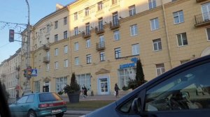 Минск.  От вокзала в аэропорт.