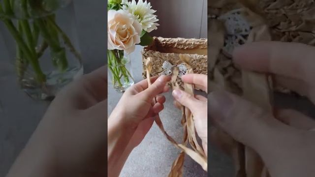 Мастер класс "Кашпо из крафт бумаги"