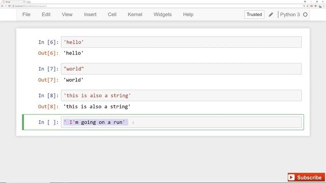 07 Introduction To Strings || Single Line String in Python Programming