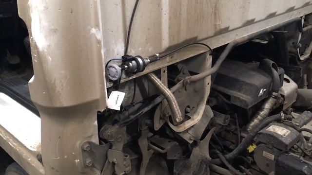 Hyundai HD78 установка отопителя Вебасто АТ 2000 смотреть онлайн