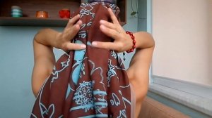 Объемный ТЮРБАН из широкого палантина. Как повязать объемный тюрбан. Sofisticated scarf