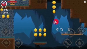 КРАСНЫЙ ШАРИК ниндзя спасает ЛЮБИМУЮ принцессу. 34-36 уровни. Мультик ИГРА Red Ball Hero Ninja 4