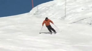 Урок 24 Динамические повороты на лыжах Горные лыжи видео