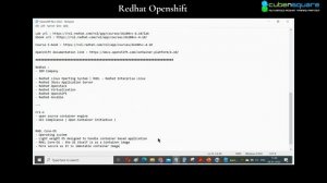 Redhat Openshift Demo - CubenSquare