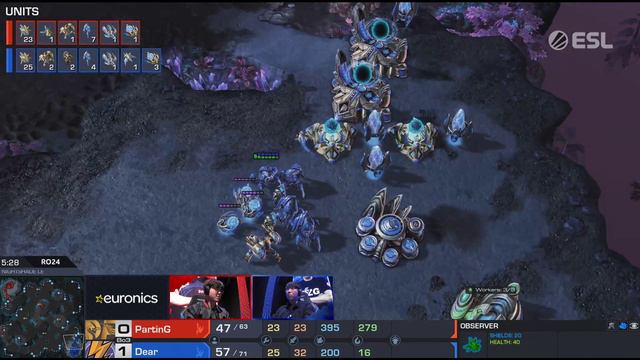 Dear vs Parting (PvP), Starcraft 2, IEM Katowice 2020 Game 2 смотреть онлайн