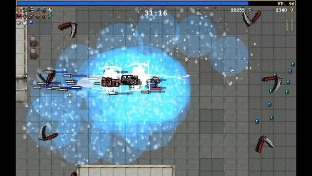 Молочный завод и Карта / Эволюция Святой воды и Рунтрассера / Vampire Survivors прохождение смотреть онлайн