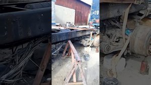 Заменили левую часть рамы Скания часть 3