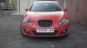 Решетка радиатора без знака для Seat Leon 2 1P 2009-2012 соты