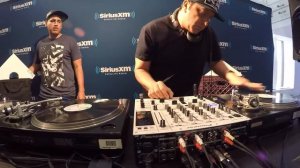 Bad Boy Bill & Richard Vission DJing a live vinyl set on Sirius XM Electric Area