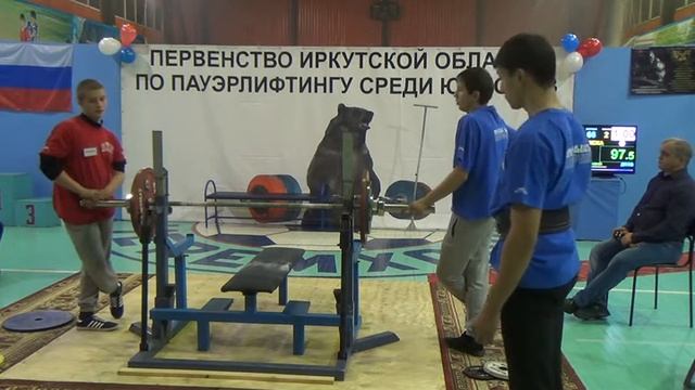 Мужчины 48-66. Жим. 18.11.16 Чемпионат области 2016 смотреть онлайн