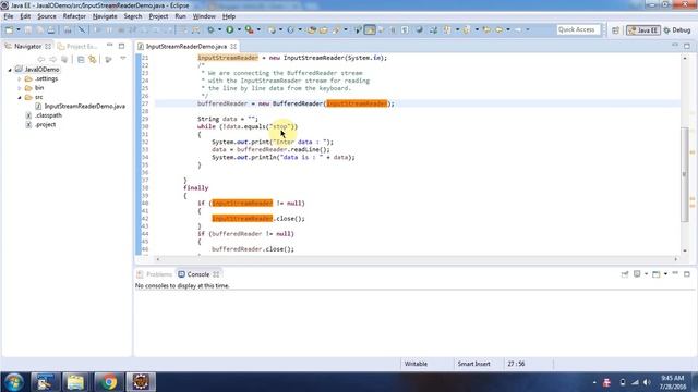 How to read data from the keyboard using InputStreamReader in Java? | Java IO | Java Tutorial