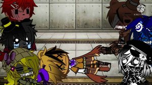 Nightmares react to Fnaf counter jumpscare || Warning virus still active
