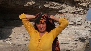 Как завязать чалму. Чалма из платка.