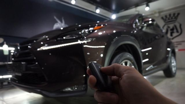 Автозапуск со штатного ключа для Lexus NX 2016