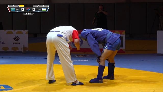 ASSIYEV Ilzat vs ISKANDAROV Egambergan. World SAMBO Cup 2023 in Kyrgyzstan