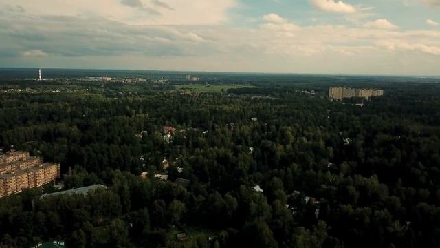 п.Зеленоградский, с высоты птичьего полёта.
