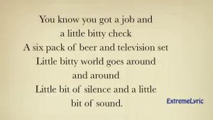 Little Bitty - Alan Jackson (LYRICS ON SCREEN)
