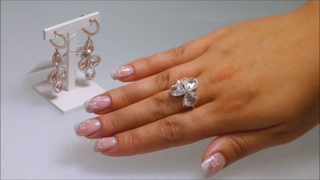 Нежные украшения с горным хрусталем смотреть онлайн