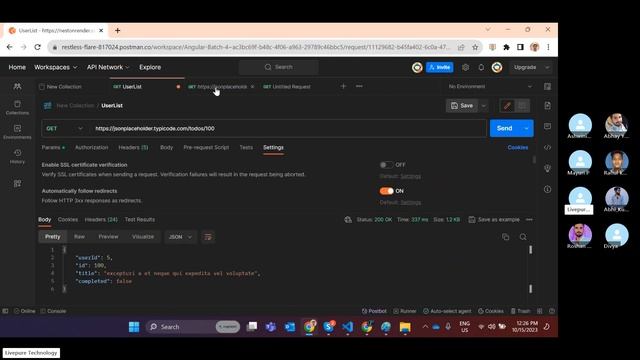 Day 22 part 4 && Convert Mock Data on UI && Swagger && PostMan && 15 October 2023 смотреть онлайн