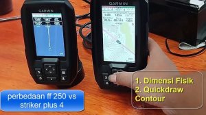 Fishfinder FF 250 & Striker 4 Plus || Garmin mencari spot mancing, jigging, dll