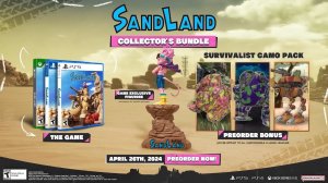 SAND LAND – Release date April 26, 2024 PC, Xbox One, PlayStation 4, Xbox Series S/X, PlayStation 5