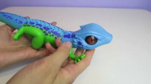 Робо-ящерица Zuru RoboAlive 1TOY интерактивная игрушка реалистичная ящерица