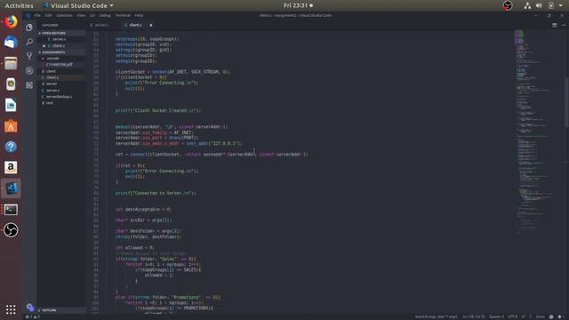 Multi-threaded Client/Server File Transfer system смотреть онлайн