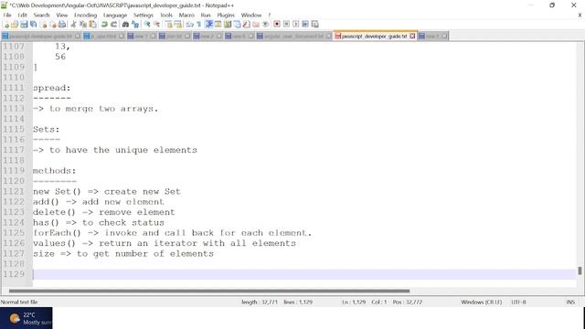JAVASCRIPT CLASS-14:(JS Modules,classes,sets,maps and JSON) 2022 12 22 09 16 03