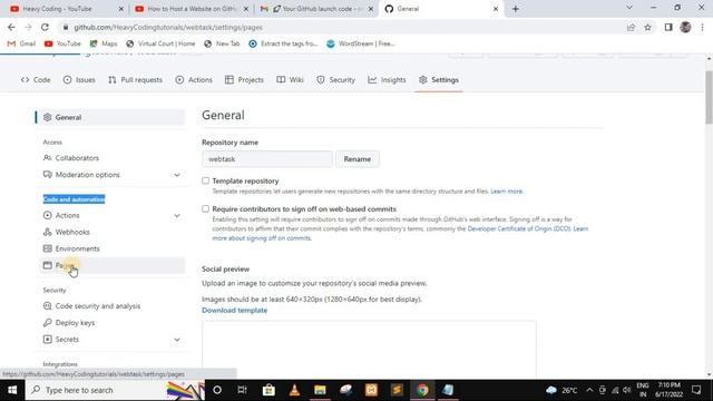 How to host website for free | host website on Github | GitHub pages not showing | github tutorial