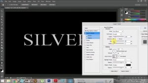 Silver Text Effect Photoshop Tutorial