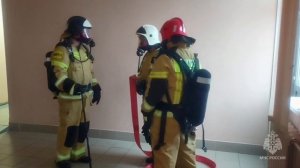 Пожарные учения прошли в ФОК "Десна" г. Десногорск