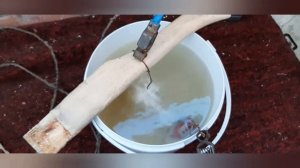 Травление топора путём электролиза