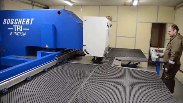 Современное оборудование завода "Профиль" Перфорация листового металла смотреть онлайн