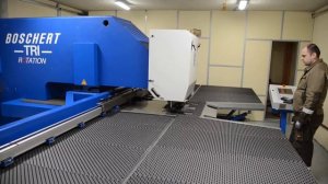 Современное оборудование завода "Профиль" Перфорация листового металла