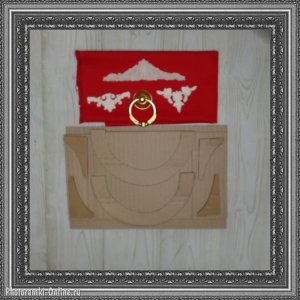 Сундук из картона.