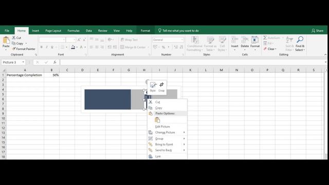 Infographic Chart showing Percentage (Excel) смотреть онлайн