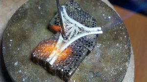 ПАЙКА НОВОГО КОЛЬЦА / филигрань / работа ювелира