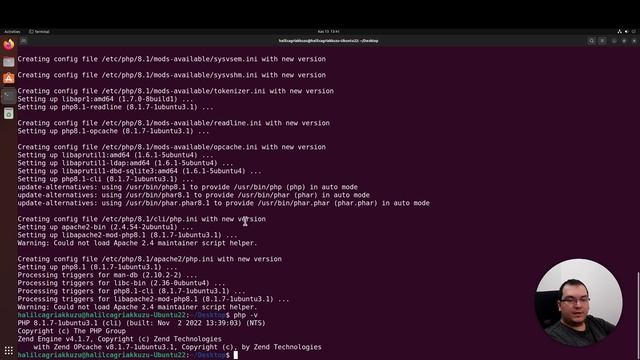 Ubuntu 22 PHP ve Composer Kurulumu смотреть онлайн