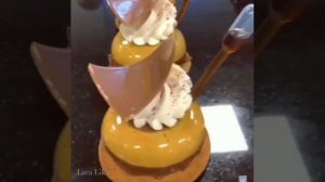 Красивая подача  десерта