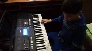 Желтые тюльпаны (игра на синтезаторе)