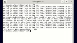 Fix apt-get install error Waiting for cache lock: Could not get lock /var/lib/dpkg/lock-frontend