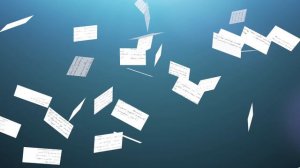 Letters Random Fly | Footage Animation