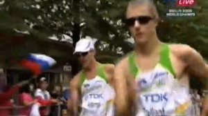 Ходьба 50 км финал. Мужчины. Финал. Берлин 2009