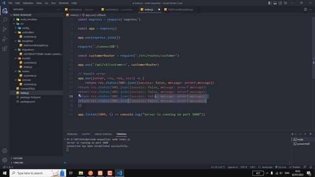 Error Handling in Node Expressjs REST API | Custom Error Class