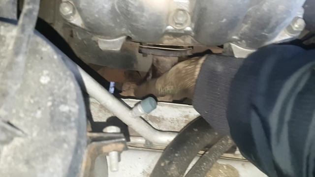 Замена прокладок приемной трубы Шнивы
