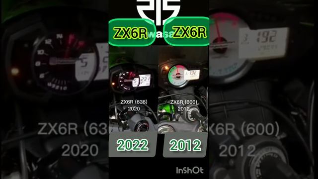 Kawasaki Ninja ZX6R vs ZX 636 #bike #motorcycle #motovlog #viral #top #foryou #music #marvel #capcu