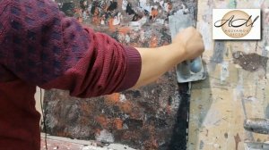 Венецианская штукатурка черный мрамор, гранит